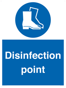 Disinfection point